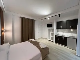 Kitchen area inside the Double Room with Mountain View — thumbnail